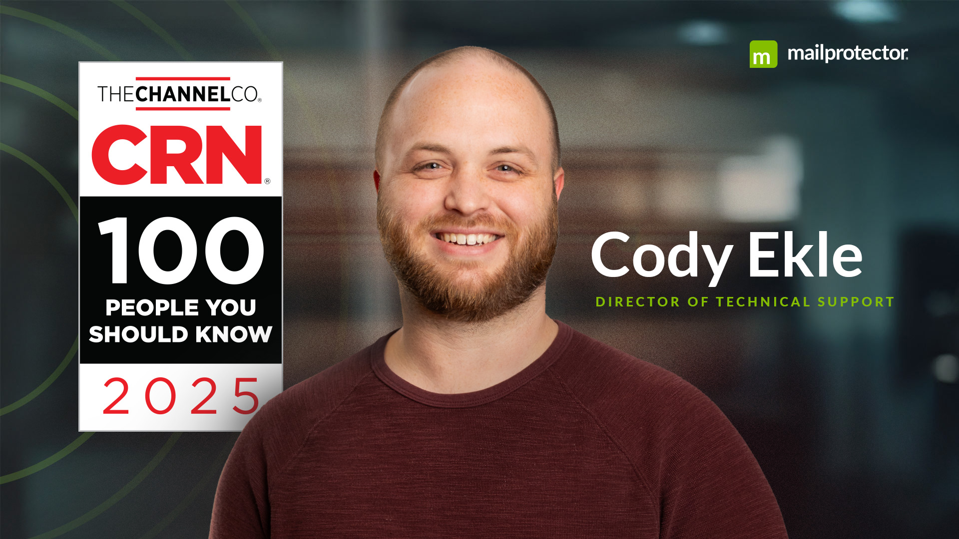 Mailprotector’s Cody Ekle Honored on CRN 100 People 2025 List