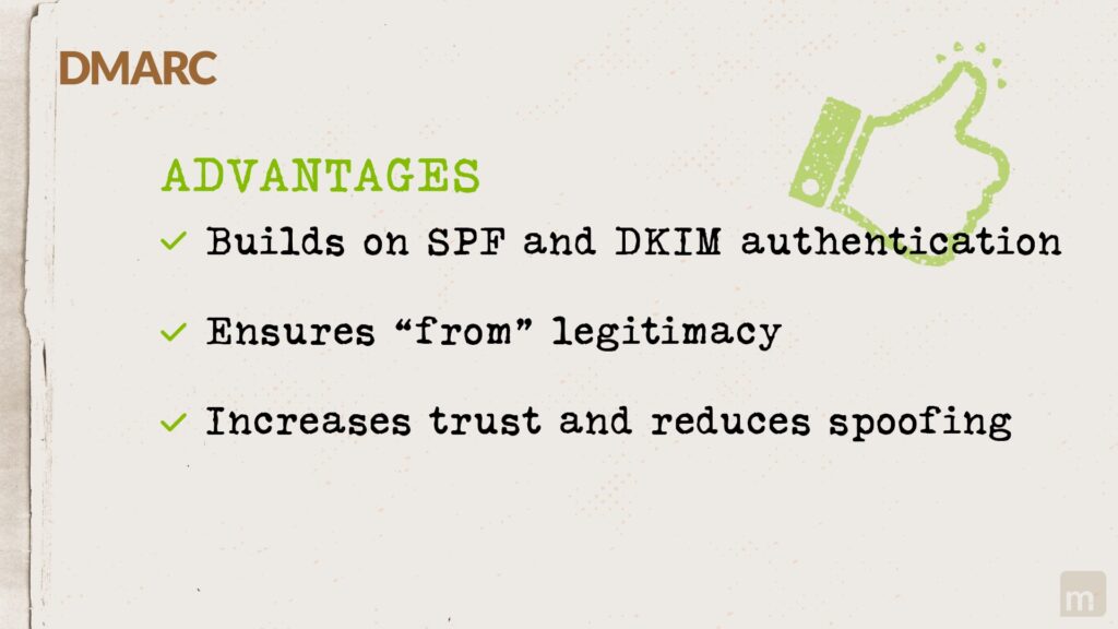 DMARC advantages for email authentication